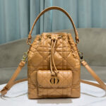Christian Dior Small Dior Caro Bucket Bag M3372
